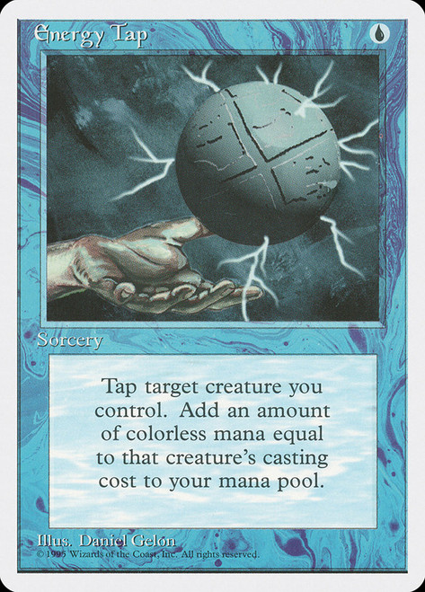 Energy Tap\n4th Edition - Alternate\nSingle\nMagic The Gathering