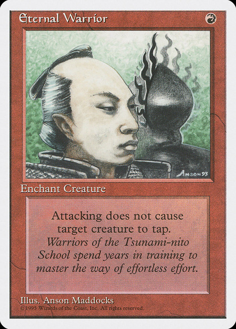 Eternal Warrior\n4th Edition - Alternate\nSingle\nMagic The Gathering