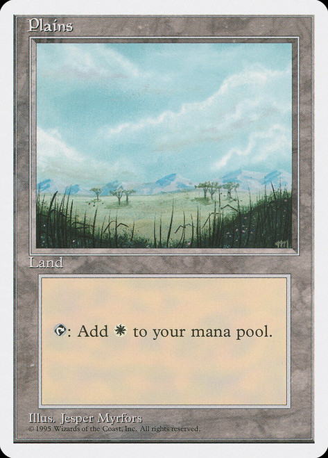 Plains (A)\n4th Edition - Alternate\nSingle\nMagic The Gathering