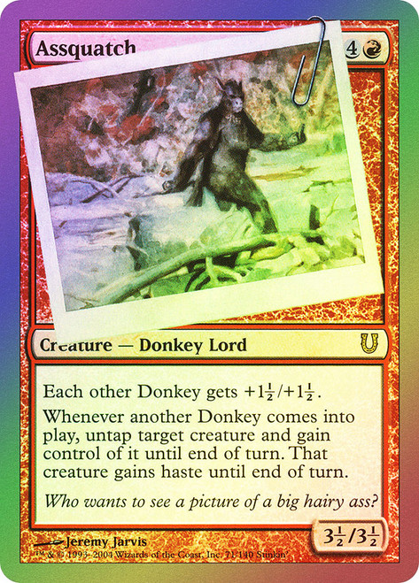 Assquatch\nUnhinged\nSingle\nMagic The Gathering