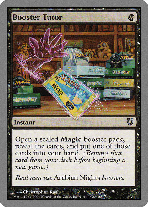Booster Tutor | Unhinged | Star City Games