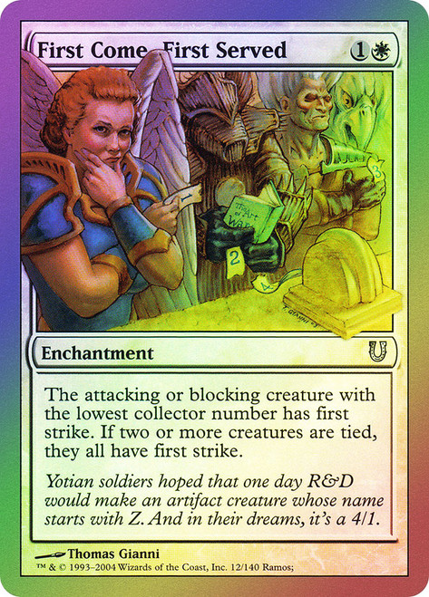 First Come, First Served\nUnhinged\nSingle\nMagic The Gathering