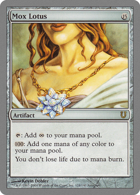 Mox Lotus\nUnhinged\nSingle\nMagic The Gathering