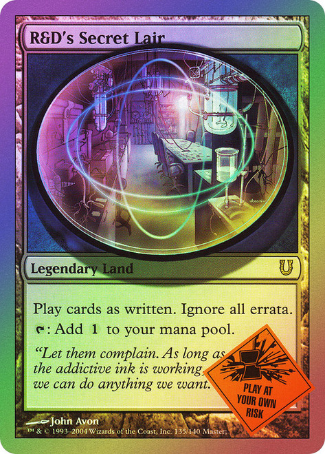 R&D's Secret Lair\nUnhinged\nSingle\nMagic The Gathering