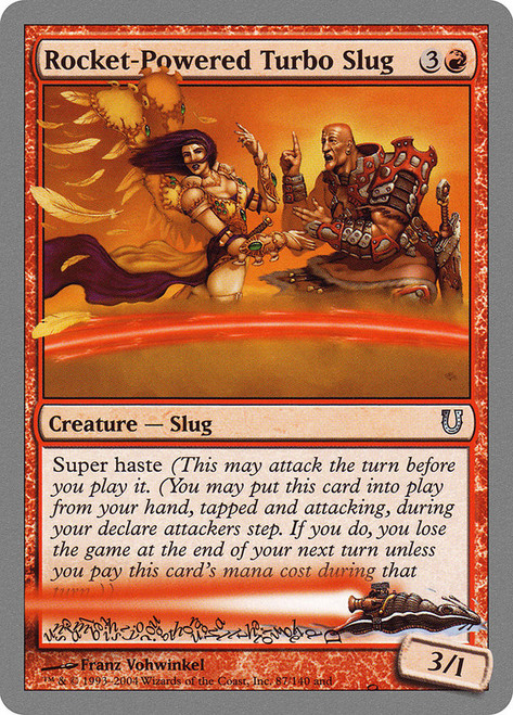 Rocket-Powered Turbo Slug\nUnhinged\nSingle\nMagic The Gathering