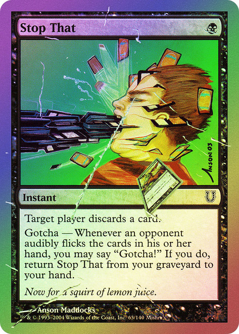 Stop That\nUnhinged\nSingle\nMagic The Gathering