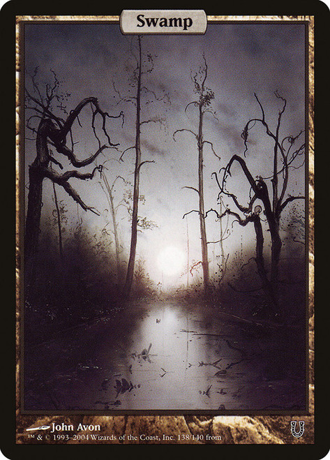MTG foil 英語版 沼 Swamp Avon 0003 SLP ① Swamp509__47649.1738599388.386
