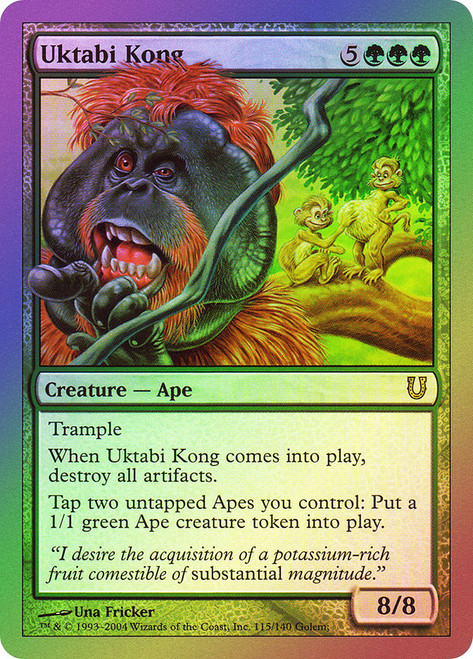 Uktabi Kong\nUnhinged\nSingle\nMagic The Gathering