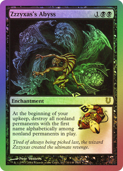Zzzyxas's Abyss\nUnhinged\nSingle\nMagic The Gathering