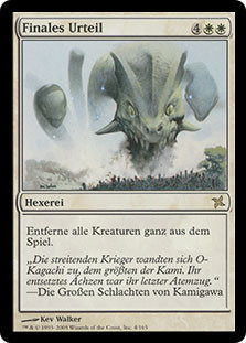 Final Judgment
Betrayers of Kamigawa - German
Single
Magic The Gathering