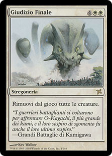 Final Judgment
Betrayers of Kamigawa - Italian
Single
Magic The Gathering