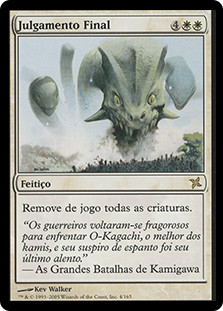 Final Judgment
Betrayers of Kamigawa - Portuguese
Single
Magic The Gathering