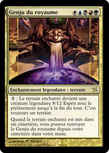 Genju of the Realm
Betrayers of Kamigawa - French
Single
Magic The Gathering