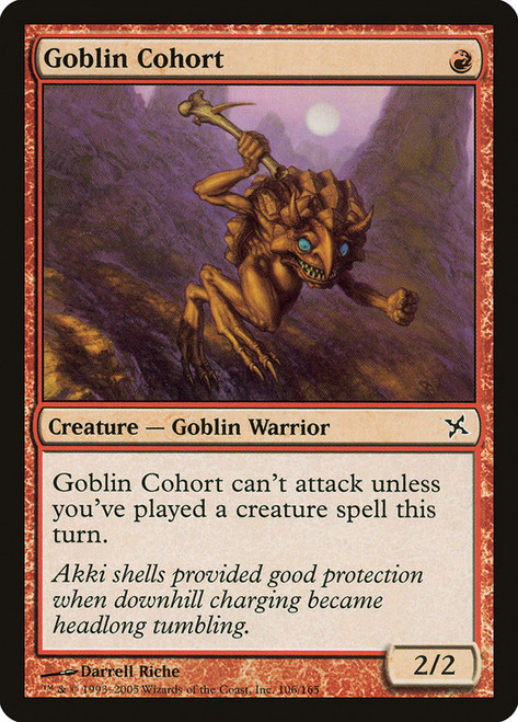 Goblin Cohort\nBetrayers of Kamigawa\nSingle\nMagic The Gathering