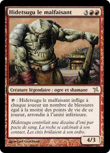 Heartless Hidetsugu
Betrayers of Kamigawa - French
Single
Magic The Gathering