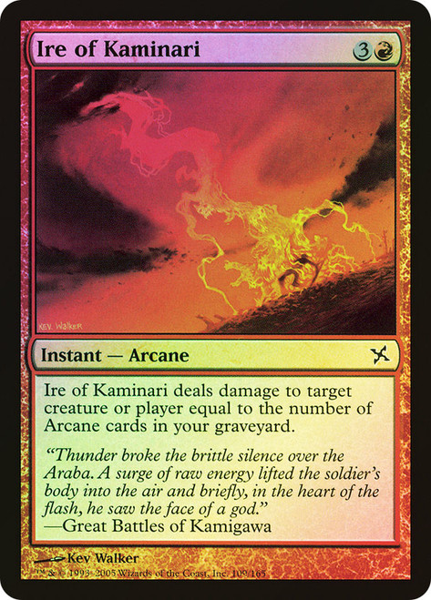 Ire of Kaminari\nBetrayers of Kamigawa\nSingle\nMagic The Gathering