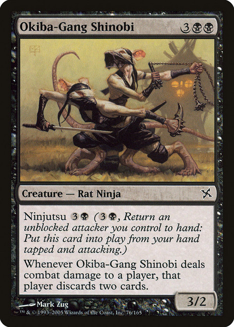 Okiba-Gang Shinobi\nBetrayers of Kamigawa\nSingle\nMagic The Gathering