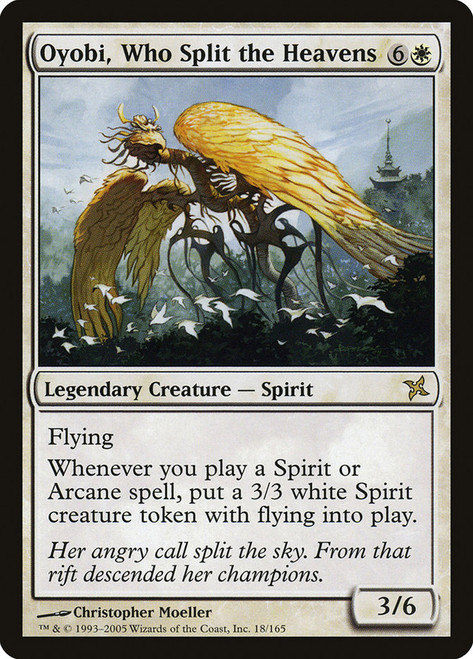 Oyobi, Who Split the Heavens\nBetrayers of Kamigawa\nSingle\nMagic The Gathering