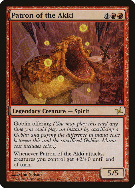 Patron of the Akki\nBetrayers of Kamigawa\nSingle\nMagic The Gathering