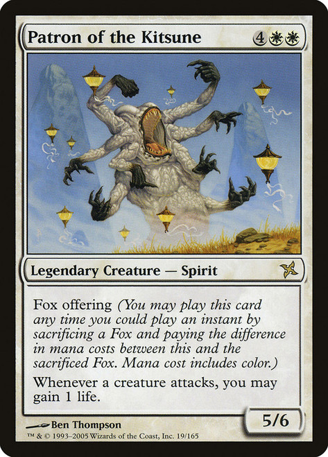 Patron of the Kitsune\nBetrayers of Kamigawa\nSingle\nMagic The Gathering