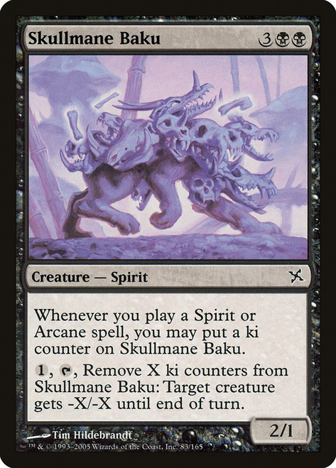 Skullmane Baku\nBetrayers of Kamigawa\nSingle\nMagic The Gathering