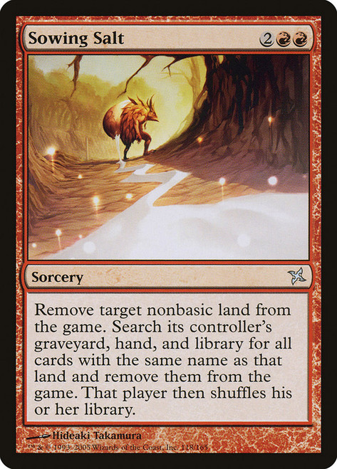 Sowing Salt\nBetrayers of Kamigawa\nSingle\nMagic The Gathering