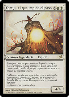Yomiji, Who Bars the Way
Betrayers of Kamigawa - Spanish
Single
Magic The Gathering