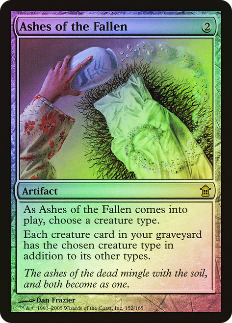 Ashes of the Fallen\nSaviors of Kamigawa\nSingle\nMagic The Gathering