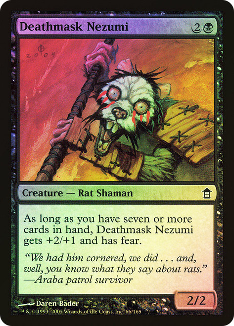 Deathmask Nezumi\nSaviors of Kamigawa\nSingle\nMagic The Gathering