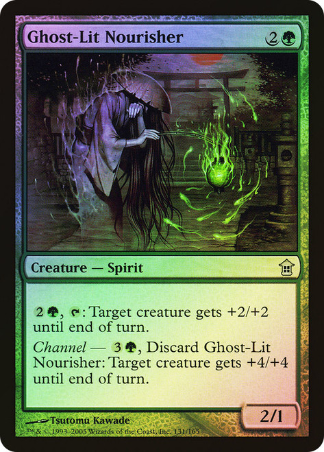 Ghost-Lit Nourisher\nSaviors of Kamigawa\nSingle\nMagic The Gathering