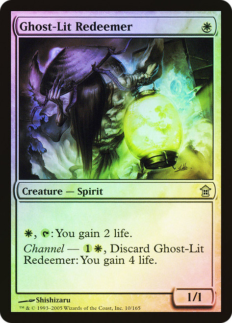 Ghost-Lit Redeemer\nSaviors of Kamigawa\nSingle\nMagic The Gathering