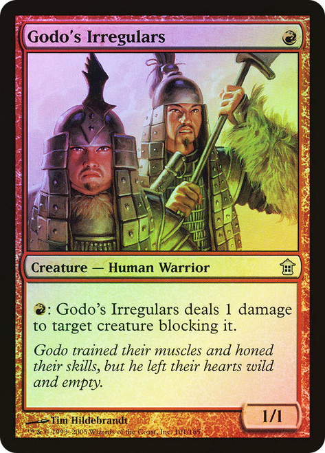 Godo's Irregulars\nSaviors of Kamigawa\nSingle\nMagic The Gathering