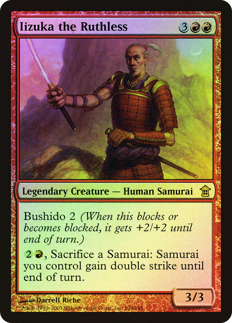 Iizuka the Ruthless\nSaviors of Kamigawa\nSingle\nMagic The Gathering