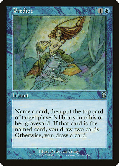 MTG 予報 Predict 英語 ODY foil ② Predict | Commander 2018 | Star City Games