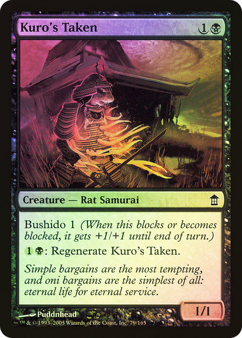 Kuro's Taken\nSaviors of Kamigawa\nSingle\nMagic The Gathering