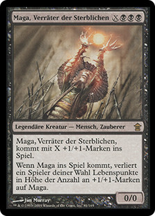 Maga, Traitor to Mortals
Saviors of Kamigawa - German
Single
Magic The Gathering