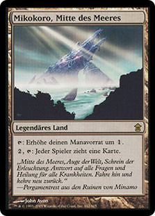 Mikokoro, Center Of The Sea
Saviors of Kamigawa - German
Single
Magic The Gathering