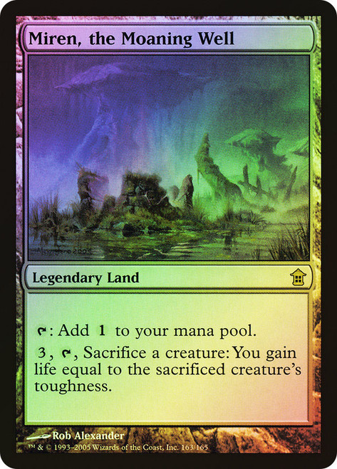 Miren, the Moaning Well\nSaviors of Kamigawa\nSingle\nMagic The Gathering