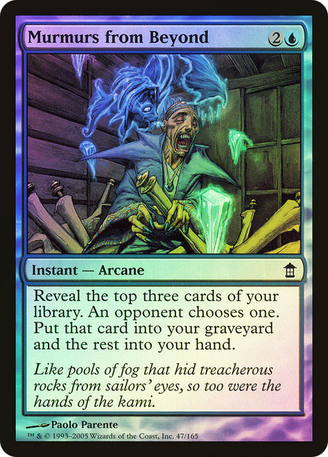 Murmurs from Beyond\nSaviors of Kamigawa\nSingle\nMagic The Gathering