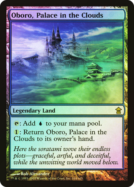Oboro, Palace in the Clouds\nSaviors of Kamigawa\nSingle\nMagic The Gathering