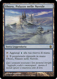 Oboro, Palace In The Clouds
Saviors of Kamigawa - Italian
Single
Magic The Gathering