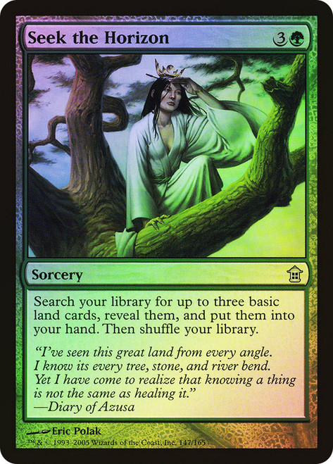 Seek the Horizon\nSaviors of Kamigawa\nSingle\nMagic The Gathering