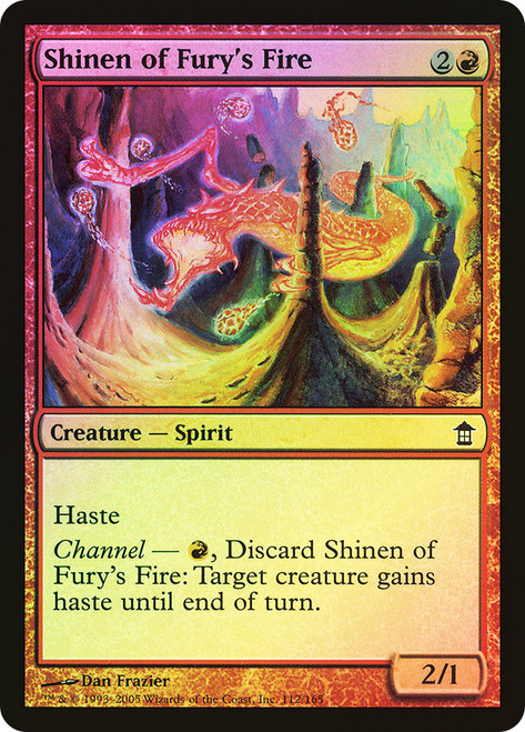 Shinen of Fury's Fire\nSaviors of Kamigawa\nSingle\nMagic The Gathering