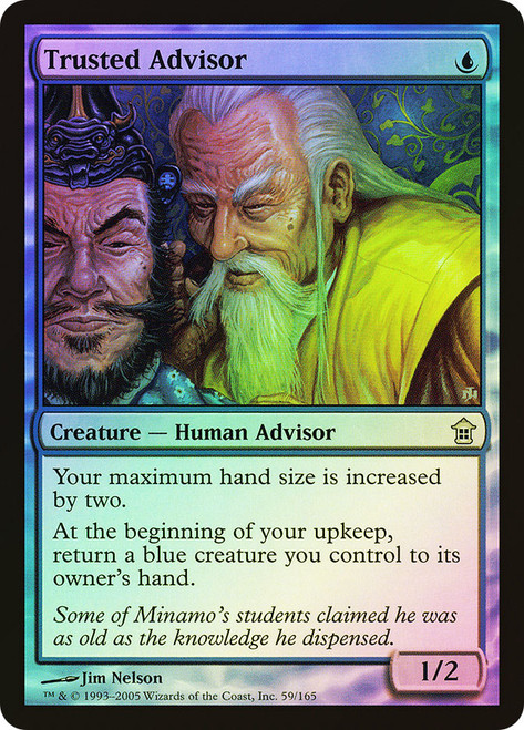 Trusted Advisor\nSaviors of Kamigawa\nSingle\nMagic The Gathering