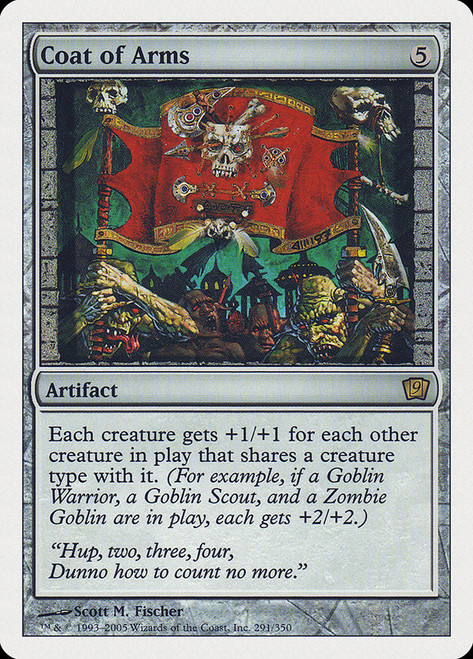 Coat of Arms\n9th Edition\nSingle\nMagic The Gathering