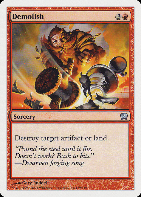 Demolish\n9th Edition\nSingle\nMagic The Gathering