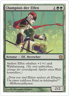 Elvish Champion
9th Edition - German
Single
Magic The Gathering