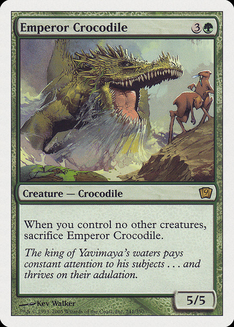 Emperor Crocodile\n9th Edition\nSingle\nMagic The Gathering