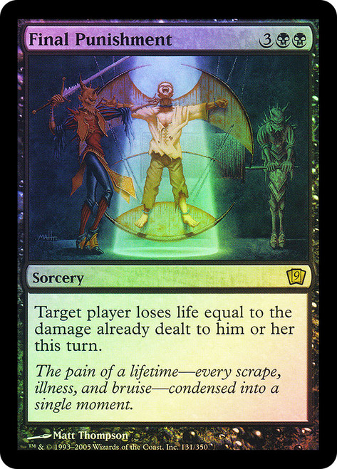 Final Punishment\n9th Edition\nSingle\nMagic The Gathering