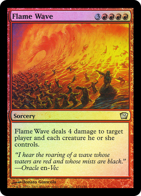 Flame Wave\n9th Edition\nSingle\nMagic The Gathering